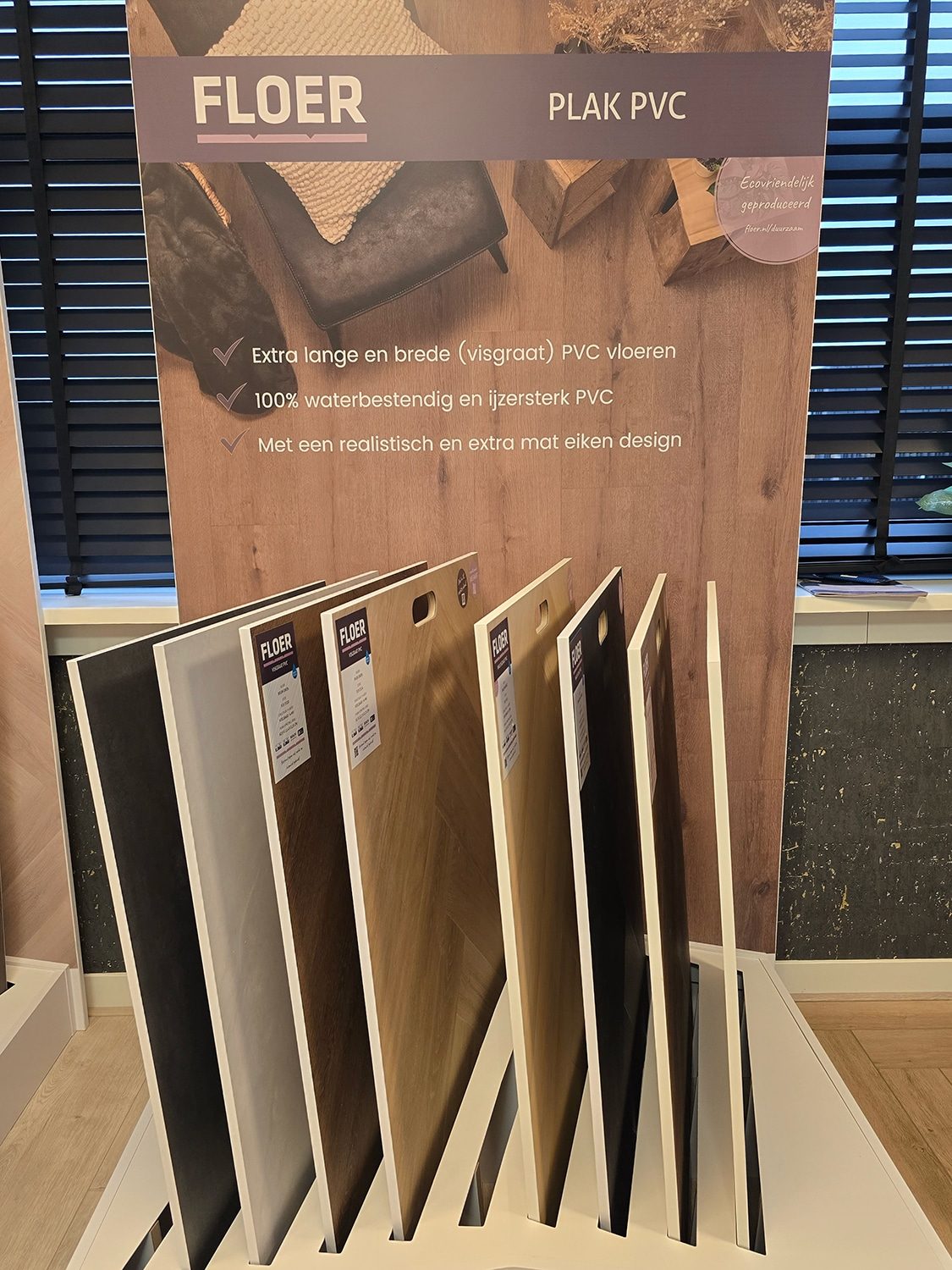 Showroom Next Level Wormerveer: vloerstalen en materialen